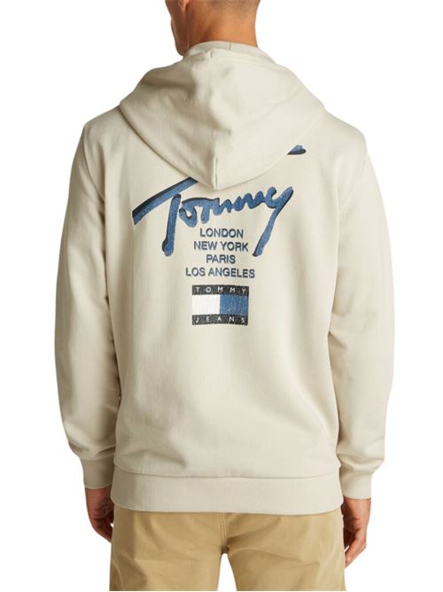 Felpa con stampa e zip Tommy Jeans Tommy Jeans | DM0DM21101ACG